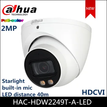 Dahua HDCVI Kamera 2MP, barvno Nočni HDCVI Zrkla Fotoaparat HAC-HDW2249T-A-LED, vgrajeni mikrofon Varnostne kamere
