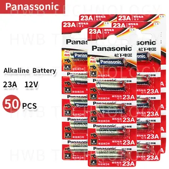 Debelo 50pcs/veliko Novih 12V Panasonic A23 23A Ultra Alkalna baterija/opozorilo baterij Brezplačna Dostava