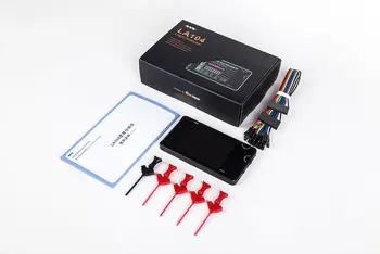 Digital Logic Analyzer LA104 USB Mini 4 Kanali 100MHz Max Vzorčenja Zgrajena V 8MB Flash Shranjevanje Za 2,8 Palčni Oscilloscope