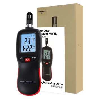 Digitalni Vlažnosti in Temperature Merilnik Psychrometer Termo-Higrometer z rosiščem in Wet Bulb Merjenje Temperature