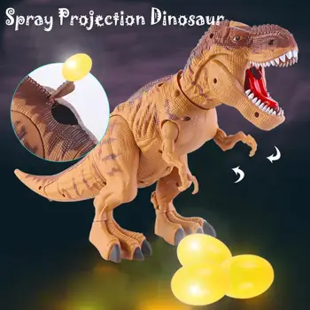 Dinozaver Tyrannosaurus Rex Živali Električni Hoja Živali, Igrače Nižja O Jajce Spray Projekcija za Otroke Božično Darilo