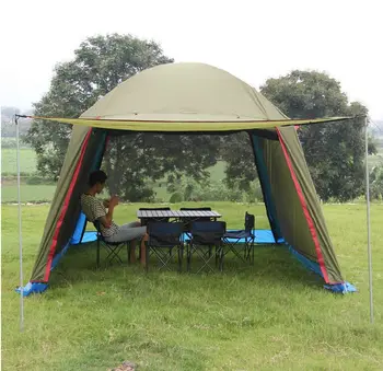 Dvojna plast big pergola!Landwolf prostem pergola šotor krošnjami nadstrešek veliko na prostem park ljudi, dežjem, UV lak z dež kritje