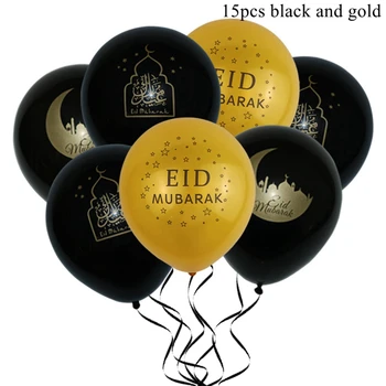Eid Banner Balon Al-fitr Dekoracijo islam Pomoči Mubarak EID Ramadana Dekor Za Dom kareem Muslimanskih Islamske Festival Stranka Ponudbe