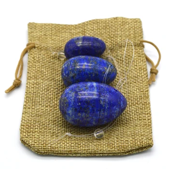 En Sklop Lapis Lazuli Yoni Jajce Naravnih Izvrtane Jade Jajca Medenične Mišice Keglove Uresničevanje Massager