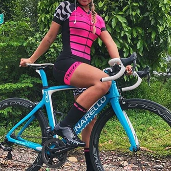Frenesi kolesarjenje jumpsuit žensk poletje triatlon kolesarjenje oblačila kratek rokav skinsuit kolo skinsuit