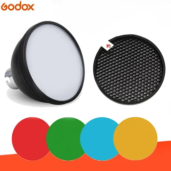 Godox AD-S11 Barvni Geli Filter Satja Mreža +AD-S2 Standarda Reflektor Soft Difuzor za Witstro AD-360 II AD360II AD180 AD200
