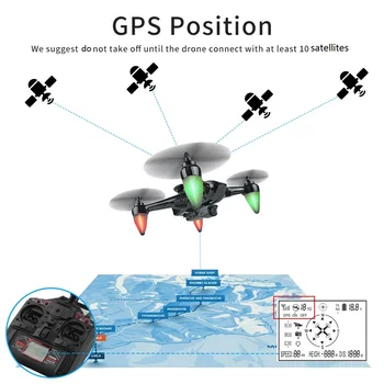 GPS Brnenje Smart Sledite Fiksna Višina 1080P Širokim Kotom Fotoaparata 5G WiFi Brushless Motor Quadcopter Let 21Minut RC Helikopter Dron