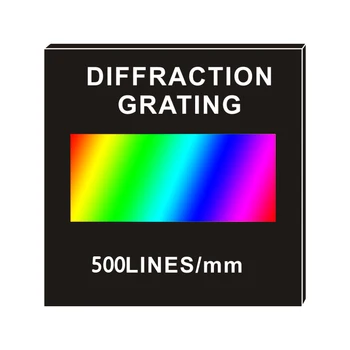 Holografski razmislek spektroskopske rešetke 500 vrstic 1mm poučevanje predstavitve fizikalne optike spektra difrakcijske rešetke