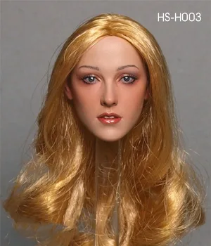 HS-H001/002/003, ki je Na Zalogi Lepote Azijskih Žensk Glavo Skulptura Vklesan Opremo Model Zasajene Las za 12 cm Akcijska Figura Telo