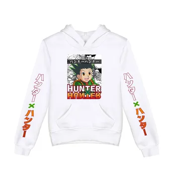 HXH hoodie Hunter X Hunter Togashi Yoshihiro Japonski Anime Moški Jesenski Zimski pulover s kapuco Puloverju Majica Harajuku otrok