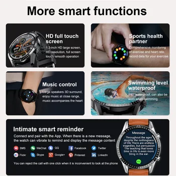 I9 Pametno Gledati 2020 Krvni Tlak Krog Zaslon Bluetooth Klic Smartwatch Moški Ženske Dolgo Življenjsko dobo Baterije za Android IOS GT2
