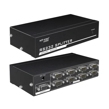 Industrijske 4 ali 8 Port RS232 Splitter Dvosmerna RS-232C Serijski Port COM DB9 Distributer 115.2 kb / S 30 M