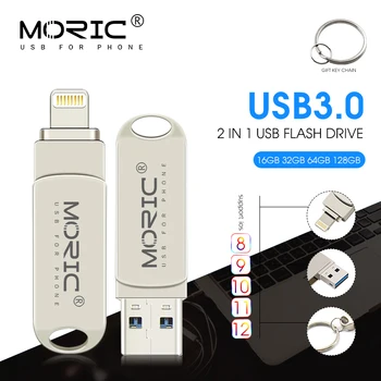IOS Flash Disk 128GB za iphone, iPad Photostick USB 2.0 Pen Drive 32GB 64GB 256GB USB C Flash USB
