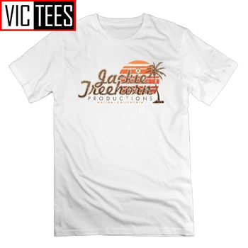 Jackie Treehorn Produkcije T Shirt Big Lebowski Bombaža, Kratek Rokav T-Majice Krog Vratu Mens Velika Velikost Tees