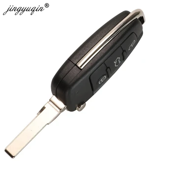 Jingyuqin za Audi A3 S3 MQB KeylessGo / Pol Inteligentni Daljinski Ključ 3 Gumb Zložljiva Flip Smart Avto Ključ Fob 433Mhz