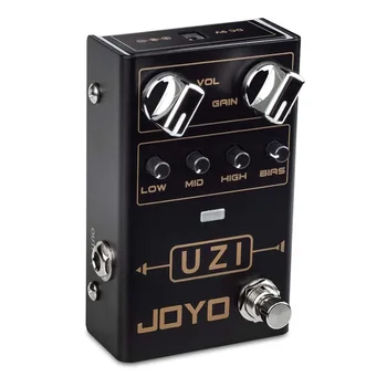 JOYO R-03 UZI Distortion Pedal Kitara Efekt Pedal za Heavy Metal Glasbo, Z PRISTRANSKOSTI Gumb, True Bypass, Kitare Dodatki
