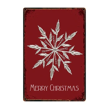 [ Kelly66 ] Vesel Božič Srečno Novo Leto Kovinski Znak Tin Plakat Doma Dekor Bar Steno Umetnosti Slikarstva 20*30 CM Velikost Dy93