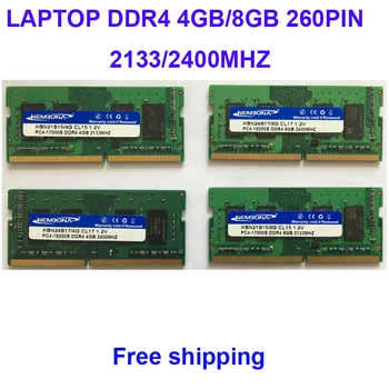 Kembona Laptop DDR4 4GB 8GB 16GB 4G, -8 G 16 G RAM Pomnilnika 2133mhz 2400mhz 2666mhz Memoria 260-pin SODIMM RAM Stick