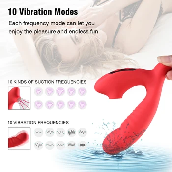 Klitoris Dildo Sesanju Stimulator Vibrator za Klitoris Vagine Nastavek Bedak G Spot Vibrator Ženski Masturbator Adult Sex Igrače za Ženske
