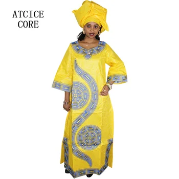 LA009# AFRIŠKE OBLEKE ZA ŽENSKE afriške modno oblikovanje bazin riche obleke vezenje dolgo obleko z šal