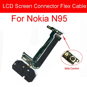 LCD Zaslon Priključek Flex Kabel Za Nokia N95 8GB Tipkovnica PCB Ravno pred Kamero LCD Flex Trak Za Nokia N95 Nadomestni Deli