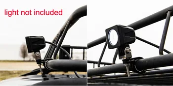 LED Meglo Vožnje lightbar Pozornosti glavo svetilko imetnika nametitev ATV Offroad Avto Roll Cage Cev Bull Bar Clip Sponko 25-30 MM