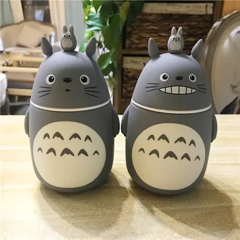 Lepe Risanke Totoro Prenosni Thermos Steklenico Ustvarjalne Anime Termos Pokal in Vrč Stekla Termovke Steklenice Dropshipping