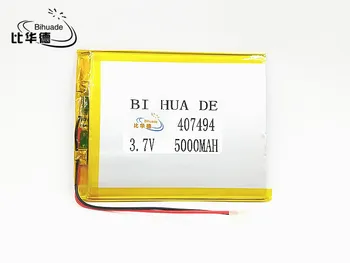 Li-Po 407494 Baterije 5000mAH Li-ion Tablični računalnik baterijo Za 7,8,9 palčni tablični RAČUNALNIK 3,7 V Polimer lithiumion Baterije Z Visoko Kakovostjo