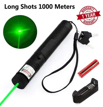 Lov High Power Laser Kazalec Zelena 532nm Preživetje orodje 5mW Visi-tip Prostem Dolge Razdalje Zeleni Laser Pogled Lazer pero