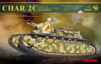 Meng TS-009 Model 1/35 francoski Super Težki Tank CHAR 2C w/Dodatki Super VOJNE