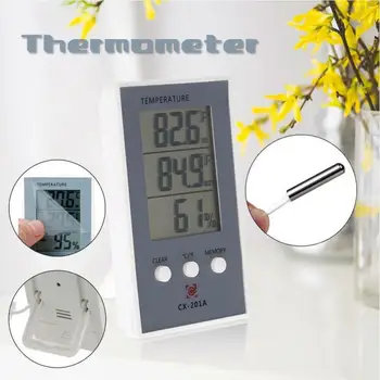 Mini Digital CX-201A LCD Zaprtih Priročno Temperaturni Senzor Vlažnosti Merilnik Termometer, Higrometer Merilnik whosale
