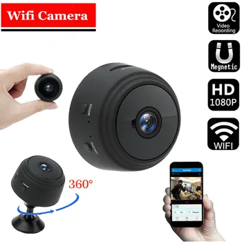 Mini Kamera, WiFi Brezžični Video Kamera HD Majhen Dom Varnostne Kamere Prenosni Nočno Vizijo za Avto vsako.