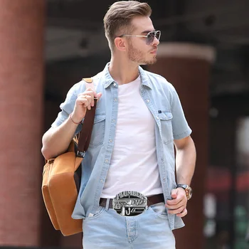 Modne moške belt sponke Zahodno-stil jeans pribor, primeren za 4 CM pasu