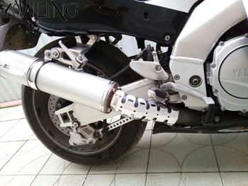 Motokros izpušne cevi zaščitni pokrov Sredi Izpušni sistem priključek Varovalo varovalo Za Kawasaki KX 65 85 125 250 250F 450F F