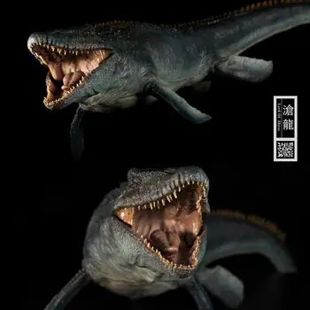 Na Zalogi Nanmu Studio 1/35 Mosasaurus Slika Gospodar Brezno Prazgodovinske Dinosaurus Igrača Zbiralec Živali Model Igrače