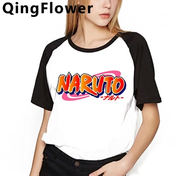 Naruto Moda Japonski Anime Graphic Majica s kratkimi rokavi Ženske Harajuku Ullzang T-shirt Letnik Smešno Risanka Tshirt Hip Hop Top Tee Ženski