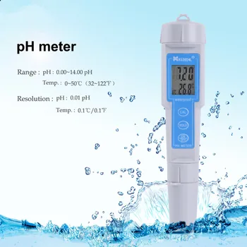 Nepremočljiva CT-6023 Digitalni PH Tester Pero-tip Vode, PH Vrednost Test Prenosni Merilnik PH Tester Zaslonu Detektorja 0.00-14.00 pH