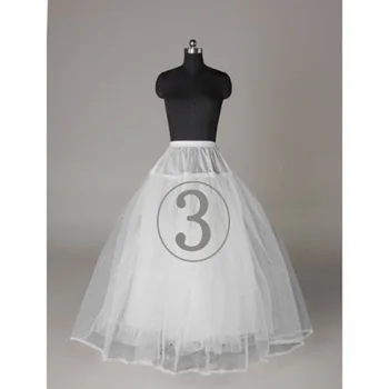 Nova bela neto 3 - 6 obroče poroka poročni petticoat underskirt zdrsi crinoline