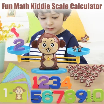 Nova Zabavna Matematika Otroško Lestvico Kalkulator Risanka Opica Inteligence Zgodnje Izobraževanje Igrača 2019 Otroci Učenje, Izobraževanje Igrače Darilo