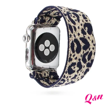 Novo Jacquardske Najlon Pletene Elastične Apple Watch Band,38/40,42/44 mm za iwatch Vse Serije, Apple Watch Scrunchies Band