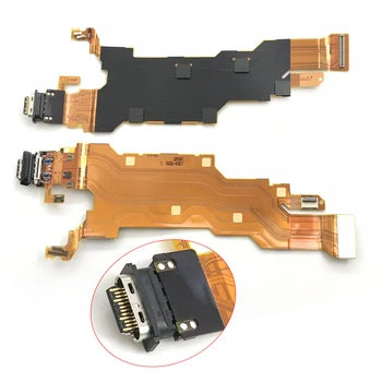 Novo Za Sony Xperia XZ2 Dock Priključek Mikro-USB Polnilnik za Polnjenje Vrata Flex Kabel plošče Z Mikrofonom Nadomestni Deli