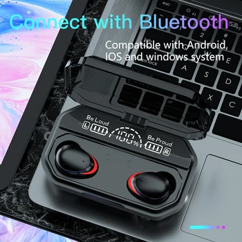 O16/A17 TWS Brezžične Bluetooth Slušalke LED Zaslon Nepremočljiva IPX7 Glasbo, Slušalke Za Iphone Huawei Nasprotnega Xiaomi Športne Slušalke