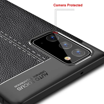 Ohišje Za samsung Galaxy Note 20 Opomba 20 Ultra Primeru Zajema Luksuzni Silikonski Telefon Nazaj torbica Za Samsung Note20 20 Ultra Primeru