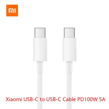 Original 100W 5A usb tip c do usb tip c kabel PD polnilec za xiaomi mi prenosni pro Samsung huawei macbook air usb c kabel 2m