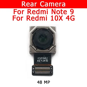 Original Kamera Zadaj Za Xiaomi Redmi Opomba 9 10X 4G Note9 Nazaj Glavni Big Modula Kamere Flex Kabel Nadomestni Rezervni Deli