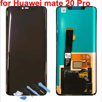 Original Super Amoled Za Huawei Mate 20 LCD za Huawei Mate 20 Pro LCD-Zaslon, Zaslon na Dotik, Računalnike Skupščine LYA-LX9 LYA-L29