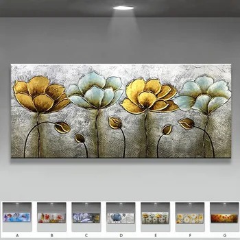 Originalne Ročno Poslikane Povzetek cvetje krajine oljna slika na platnu Wall art Slike za Dnevni Sobi doma dekor ni uokvirjena