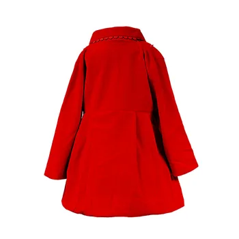 Otroci obrabe pozimi dekle oblačila volnena Volnene coat plus žamet toplo windbreaker vrhnja oblačila 2019 vroče prodaje kakovost otroci oblačila