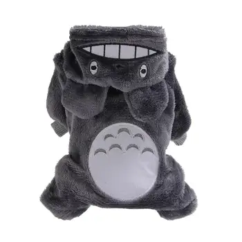Pet oblačila Moj Sosed Totoro Preoblikovala Oblačila za Pse, Pozimi Toplo Pes Pulover Mala in Srednje velika Vrsta Psa Plašč