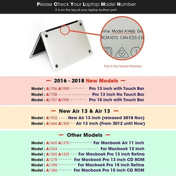 Plastika Mat Roza Zvezek Primeru za Macbook Pro Air Retina 11 12 13 15 palčni Tipkovnico Pokrov Zaščitnik Laptop Rokav Primeru 2019